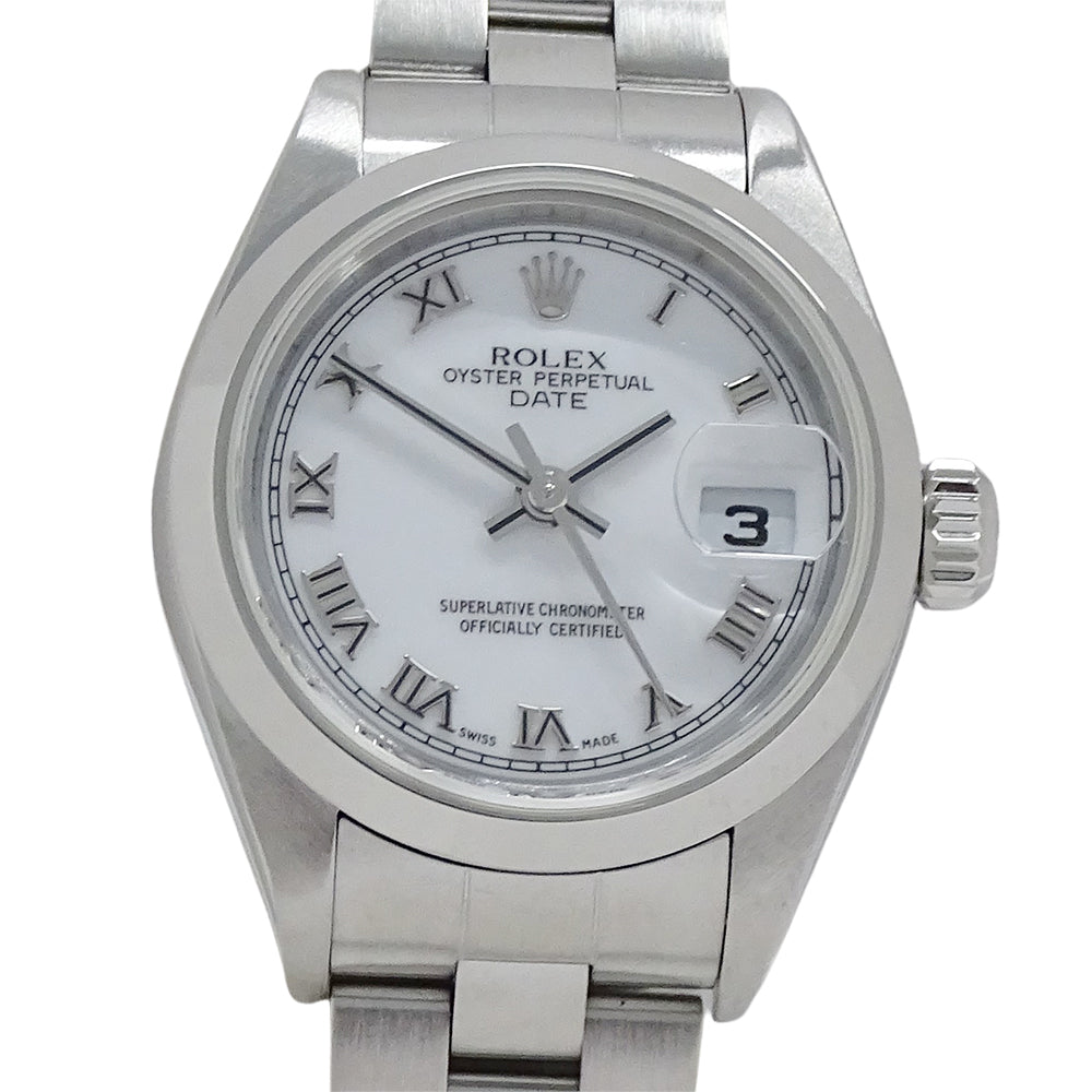 ROLEX ロレックス オイスターパーペチュアル デイト 79160 Y番 レディース 腕時計 自動巻き AT ステンレス 磨き済み【中古】