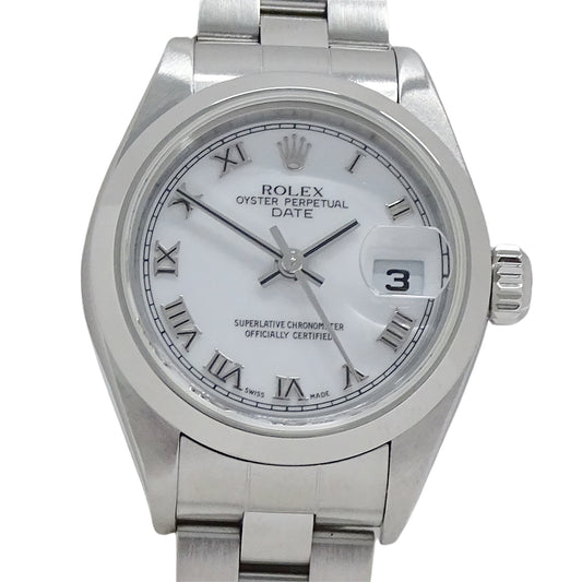 ROLEX ロレックス オイスターパーペチュアル デイト 79160 Y番 レディース 腕時計 自動巻き AT ステンレス 磨き済み【中古】