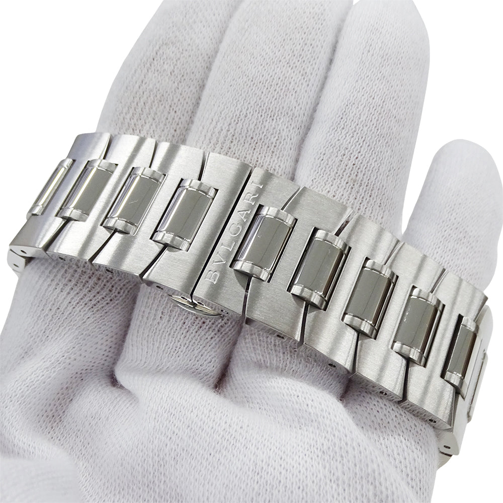 BVLGARI ブルガリ アショーマ AA48SCH メンズ 腕時計 クロノグラフ 自動巻き AT ステンレス 磨き済み【中古】