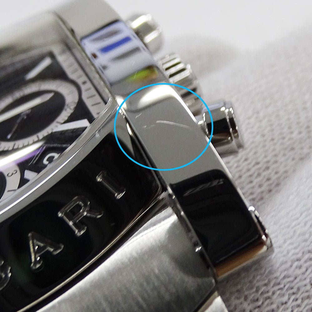 BVLGARI ブルガリ アショーマ AA48SCH メンズ 腕時計 クロノグラフ 自動巻き AT ステンレス 磨き済み【中古】