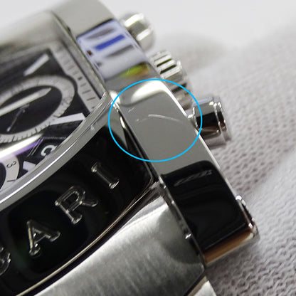 BVLGARI ブルガリ アショーマ AA48SCH メンズ 腕時計 クロノグラフ 自動巻き AT ステンレス 磨き済み【中古】