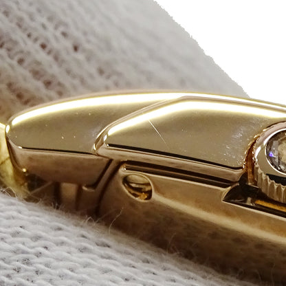BVLGARI ブルガリ アショーマ AAP26G レディース 腕時計 ダイヤ クオーツ QZ 750PG 18K 磨き済み【中古】