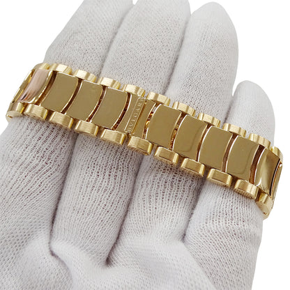 BVLGARI ブルガリ アショーマ AAP26G レディース 腕時計 ダイヤ クオーツ QZ 750PG 18K 磨き済み【中古】