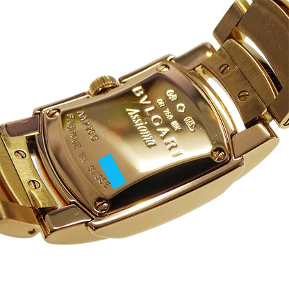 BVLGARI ブルガリ アショーマ AAP26G レディース 腕時計 ダイヤ クオーツ QZ 750PG 18K 磨き済み【中古】