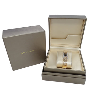 BVLGARI ブルガリ アショーマ AAP26G レディース 腕時計 ダイヤ クオーツ QZ 750PG 18K 磨き済み【中古】