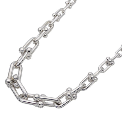 TIFFANY&Co. ティファニー ハードウェア グラジュエイテッド リンク ネックレス SV925 シルバー レディース メンズ 磨き済み【中古】
