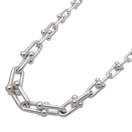 TIFFANY&Co. ティファニー ハードウェア グラジュエイテッド リンク ネックレス SV925 シルバー レディース メンズ 磨き済み【中古】