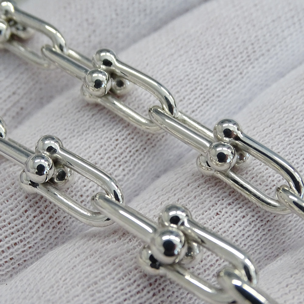 TIFFANY&Co. ティファニー ハードウェア グラジュエイテッド リンク ネックレス SV925 シルバー レディース メンズ 磨き済み【中古】