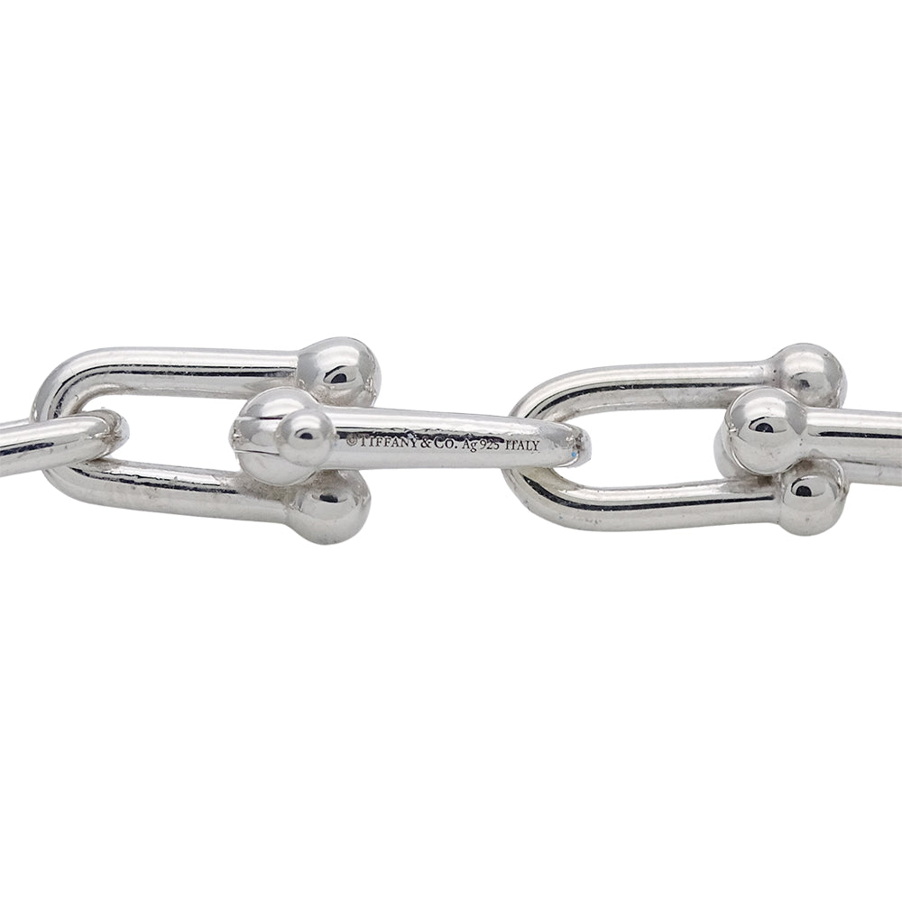 TIFFANY&Co. ティファニー ハードウェア グラジュエイテッド リンク ネックレス SV925 シルバー レディース メンズ 磨き済み【中古】