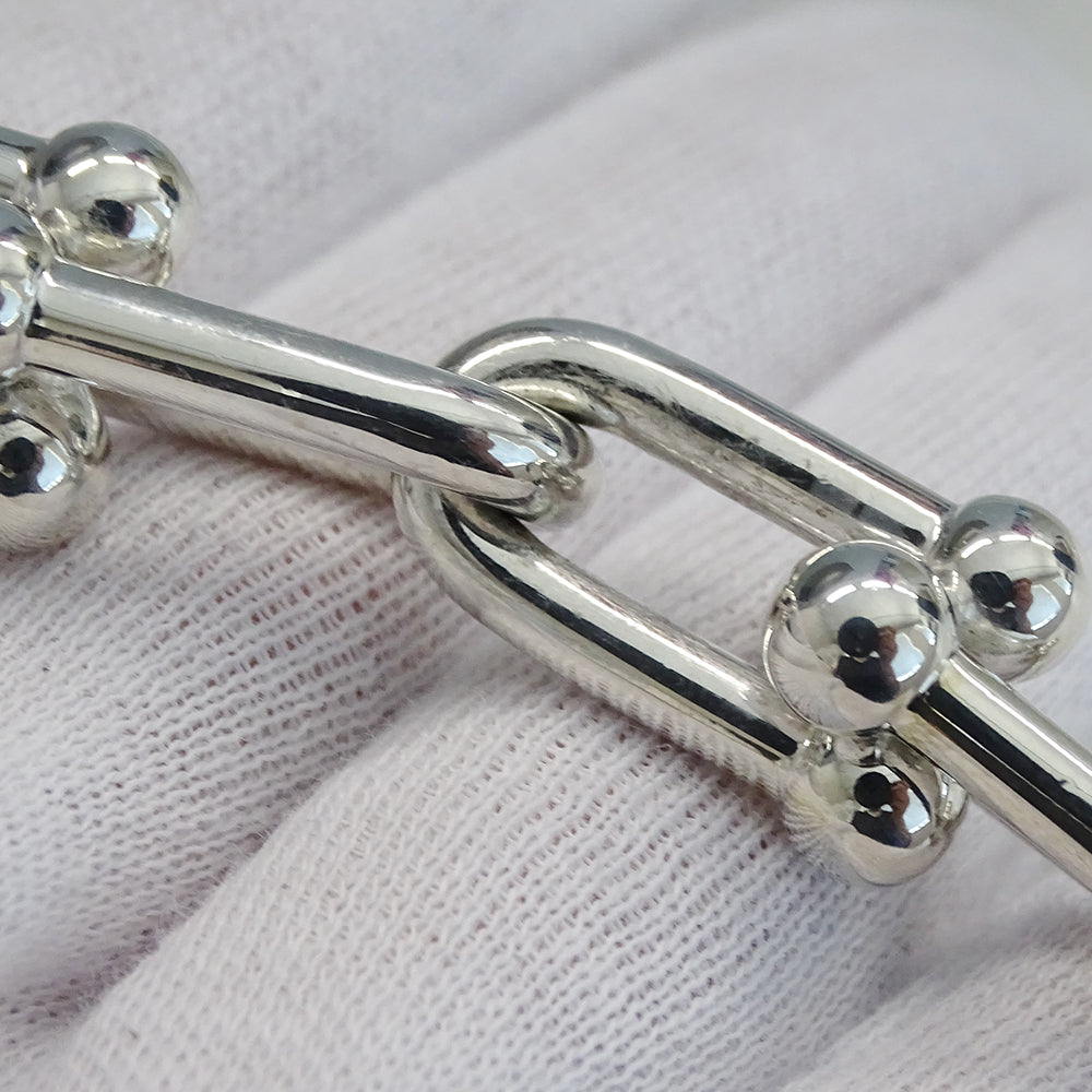 TIFFANY&Co. ティファニー ハードウェア グラジュエイテッド リンク ネックレス SV925 シルバー レディース メンズ 磨き済み【中古】