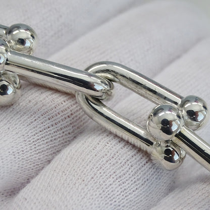 TIFFANY&Co. ティファニー ハードウェア グラジュエイテッド リンク ネックレス SV925 シルバー レディース メンズ 磨き済み【中古】