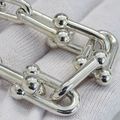 TIFFANY&Co. ティファニー ハードウェア グラジュエイテッド リンク ネックレス SV925 シルバー レディース メンズ 磨き済み【中古】
