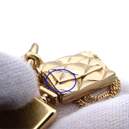 CHANEL シャネル ブローチ GP ゴールド グリーン レッド 02P【中古】