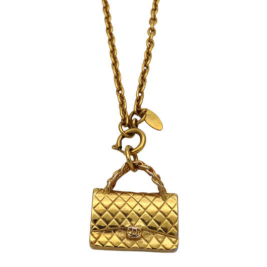 CHANEL シャネル ネックレス マトラッセ GP ゴールド レディース メンズ 【中古】