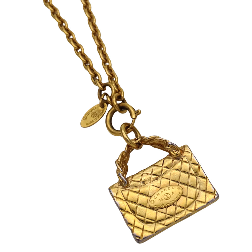 CHANEL シャネル ネックレス マトラッセ GP ゴールド レディース メンズ 【中古】