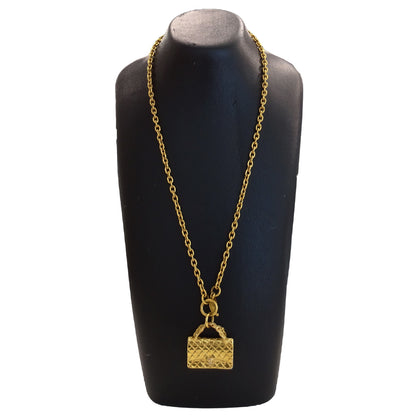 CHANEL シャネル ネックレス マトラッセ GP ゴールド レディース メンズ 【中古】