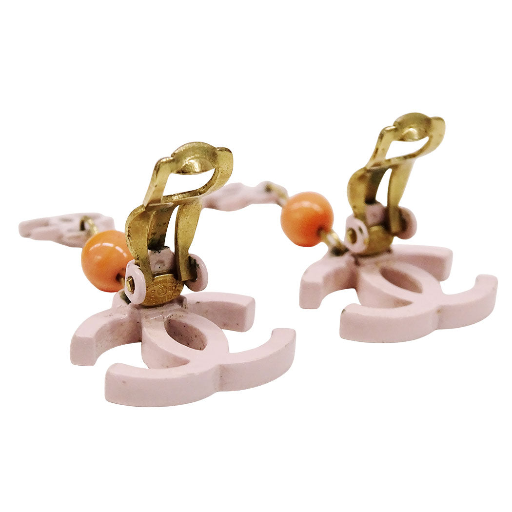 CHANEL シャネル イヤリング メタル ピンク レディース 【中古】
