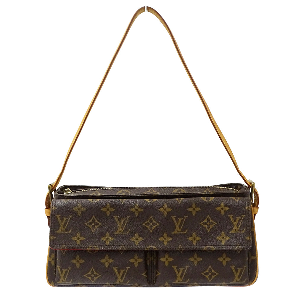 LOUIS VUITTON ルイ・ヴィトン ヴィバ シテ MM ショルダーバッグ モノグラム M51164 レディース 【中古】