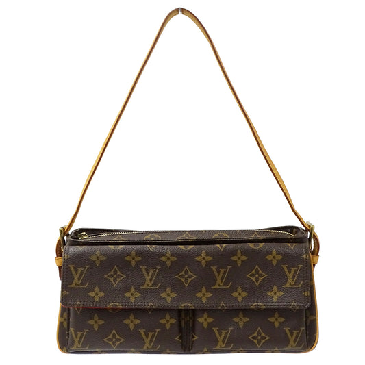 LOUIS VUITTON ルイ・ヴィトン ヴィバ シテ MM ショルダーバッグ モノグラム M51164 レディース 【中古】
