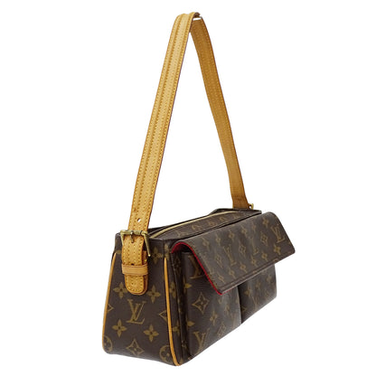 LOUIS VUITTON ルイ・ヴィトン ヴィバ シテ MM ショルダーバッグ モノグラム M51164 レディース 【中古】