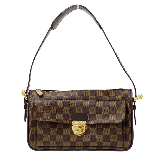 LOUIS VUITTON ルイ・ヴィトン ラヴェッロ PM ショルダーバッグ ダミエ ダミエエベヌ N60006 ダミエキャンバス レディース 【中古】