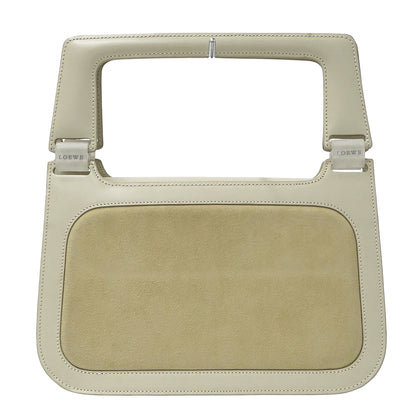 LOEWE ロエベ ハンドバッグ ベージュ スエード レディース 【中古】