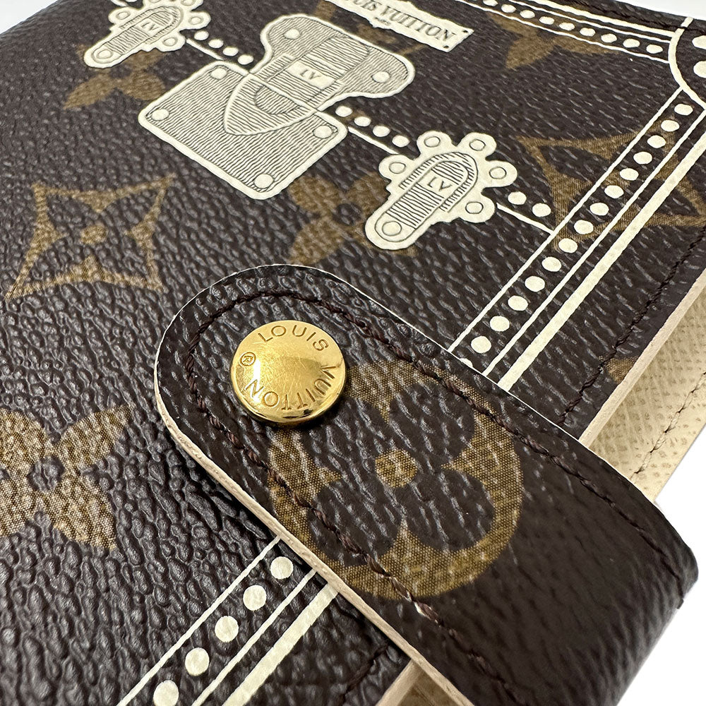 LOUIS VUITTON ルイ・ヴィトン アジェンダPM 手帳カバー モノグラム マルヴォワール ブラウン R20965 モノグラムキャンバス レディース メンズ 【中古】