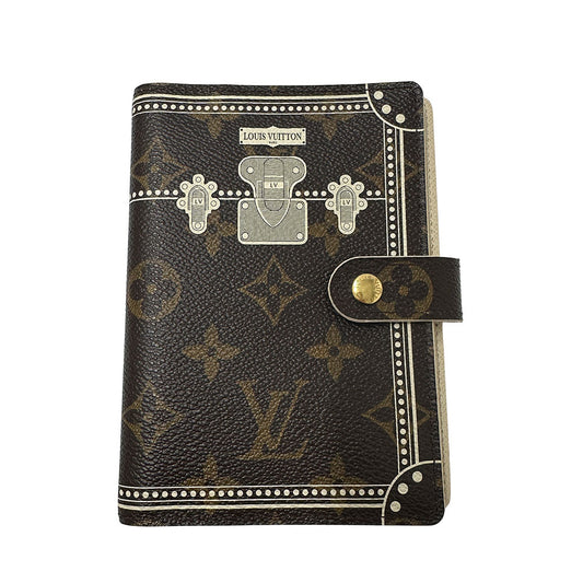 LOUIS VUITTON ルイ・ヴィトン アジェンダPM 手帳カバー モノグラム マルヴォワール ブラウン R20965 モノグラムキャンバス レディース メンズ 【中古】