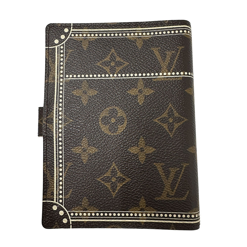 LOUIS VUITTON ルイ・ヴィトン アジェンダPM 手帳カバー モノグラム マルヴォワール ブラウン R20965 モノグラムキャンバス レディース メンズ 【中古】