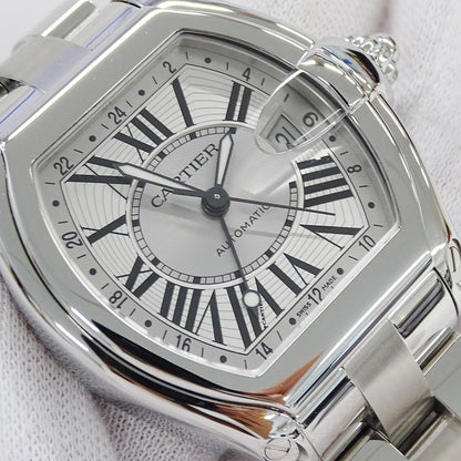 Cartier カルティエ ロードスター GMT XL W62032X6 メンズ 腕時計 自動巻き SS 磨き済み【中古】
