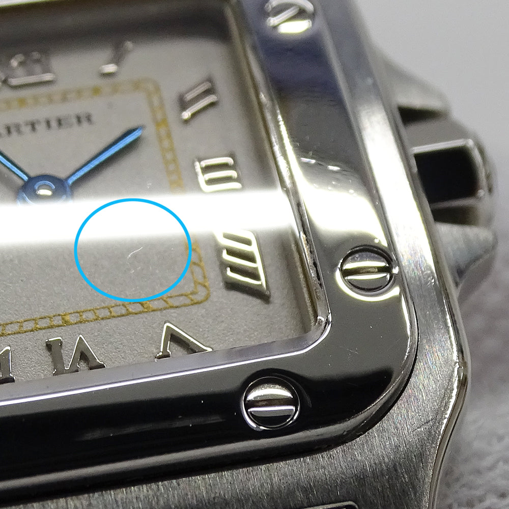 Cartier カルティエ サントスガルベ SM W20024D6 レディース 腕時計 クオーツ QZ ステンレス 磨き済み【中古】