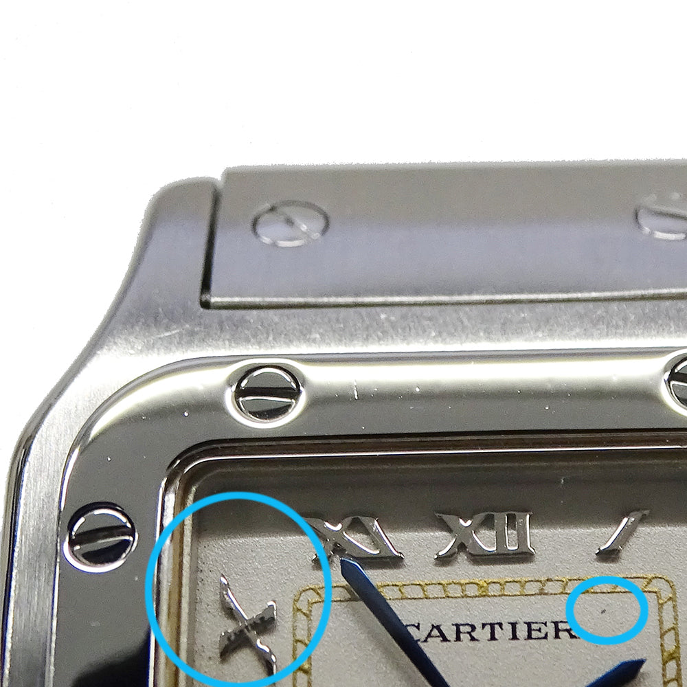 Cartier カルティエ サントスガルベ SM W20024D6 レディース 腕時計 クオーツ QZ ステンレス 磨き済み【中古】