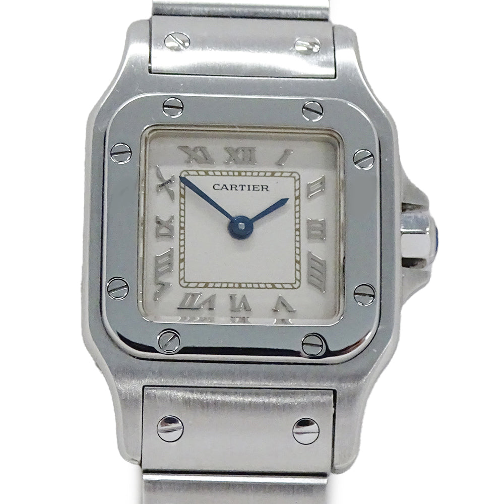 Cartier カルティエ サントスガルベ SM W20024D6 レディース 腕時計 クオーツ QZ ステンレス 磨き済み【中古】