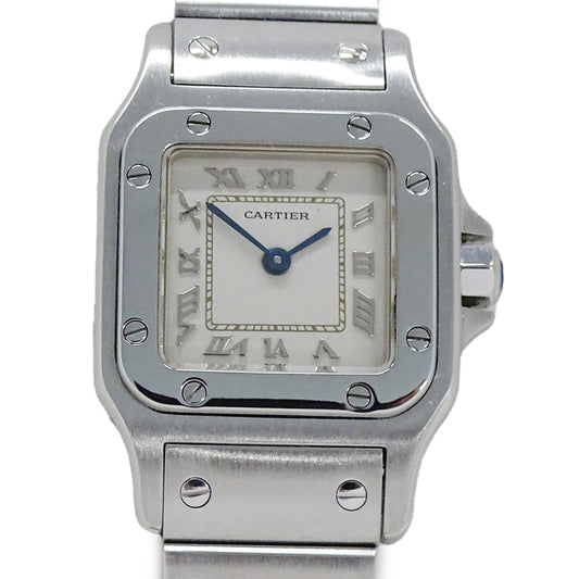 Cartier カルティエ サントスガルベ SM W20024D6 レディース 腕時計 クオーツ QZ ステンレス 磨き済み【中古】