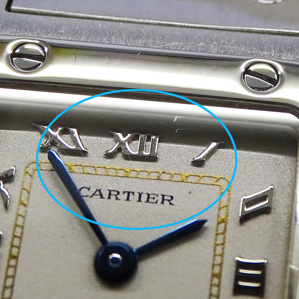 Cartier カルティエ サントスガルベ SM W20024D6 レディース 腕時計 クオーツ QZ ステンレス 磨き済み【中古】