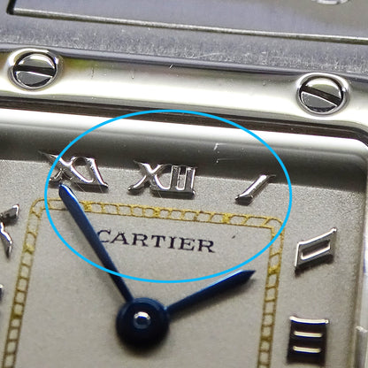 Cartier カルティエ サントスガルベ SM W20024D6 レディース 腕時計 クオーツ QZ ステンレス 磨き済み【中古】