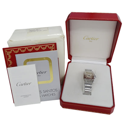 Cartier カルティエ サントスガルベ SM W20024D6 レディース 腕時計 クオーツ QZ ステンレス 磨き済み【中古】
