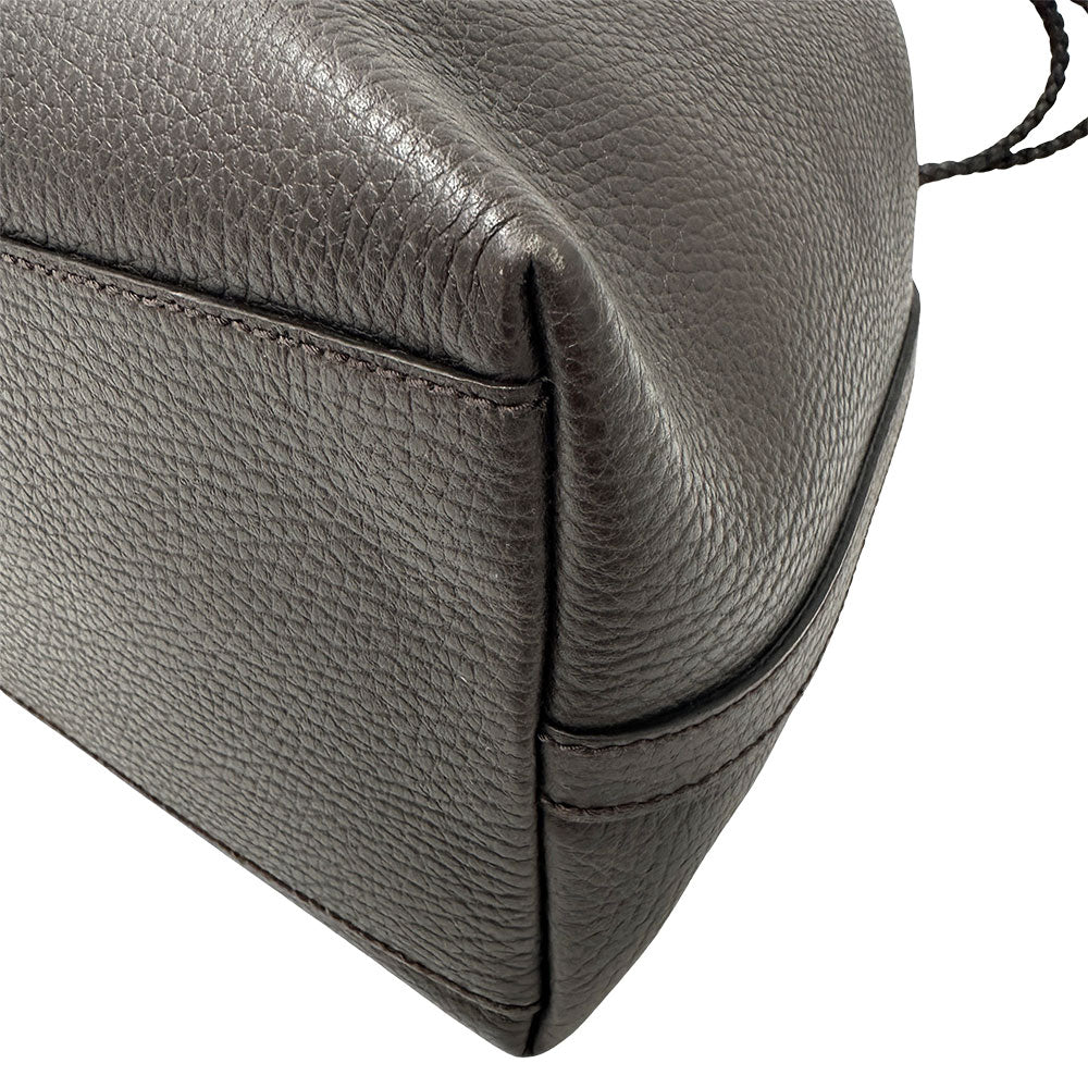 GUCCI グッチ トートバッグ ダークブラウン 419689 レザー レディース メンズ 【中古】