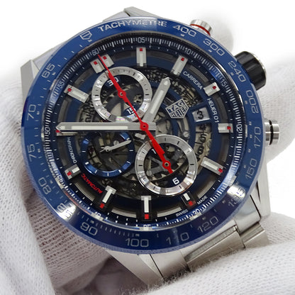 TAG Heuer タグホイヤー カレラ CAR201T-0 メンズ 腕時計 キャリバーホイヤー01 クロノグラフ 自動巻き ステンレス 磨き済み【中古】