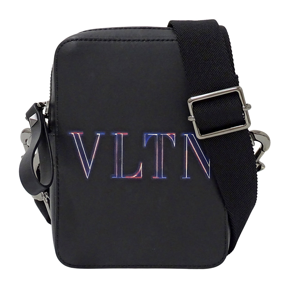 Valentino Garavani ヴァレンティノ・ガラヴァーニ ショルダーバッグ ブラック レザー レディース 【中古】