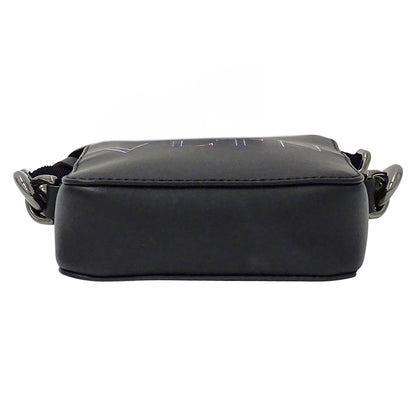 Valentino Garavani ヴァレンティノ・ガラヴァーニ ショルダーバッグ ブラック レザー レディース 【中古】