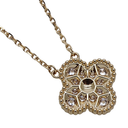 Van Cleef & Arpels ヴァンクリーフ＆アーペル ヴィンテージアルハンブラ ネックレス 750YG ダイヤモンド レディース 磨き済み 【中古】