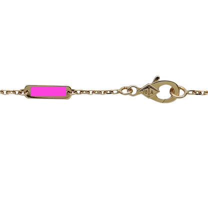 Van Cleef & Arpels ヴァンクリーフ＆アーペル ヴィンテージアルハンブラ ネックレス 750YG ダイヤモンド レディース 磨き済み 【中古】