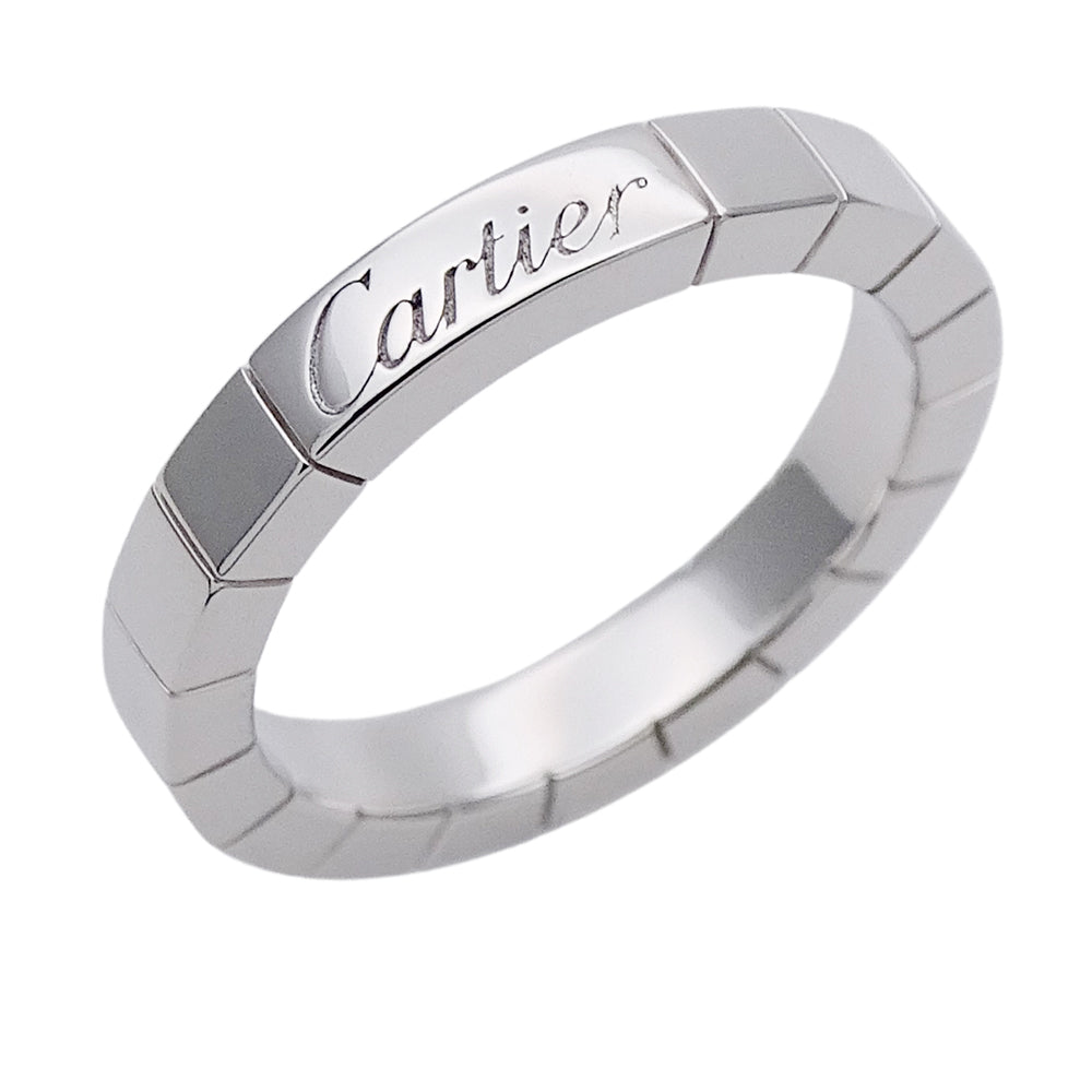 Cartier カルティエ ラニエール リング 指輪 750WG ホワイトゴールド #48 レディース 磨き済み【中古】