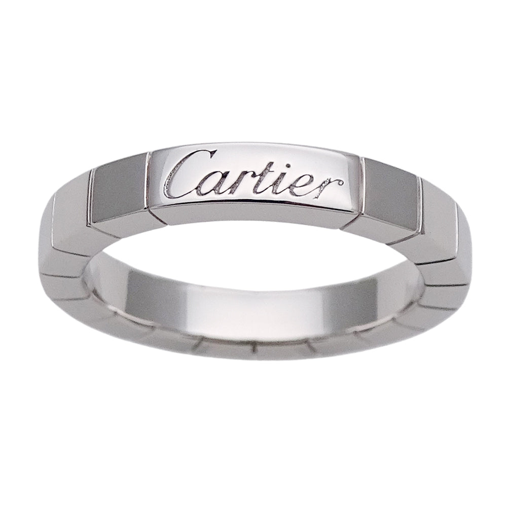 Cartier カルティエ ラニエール リング 指輪 750WG ホワイトゴールド #48 レディース 磨き済み【中古】