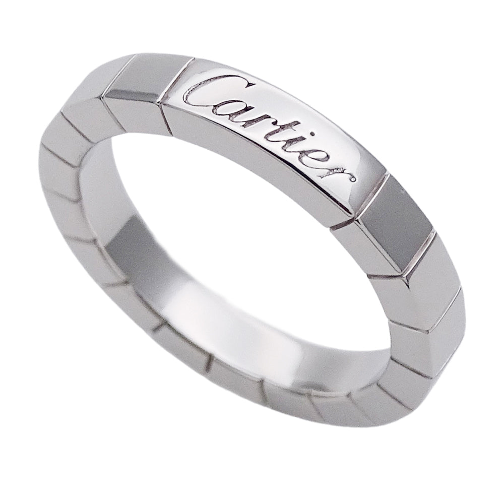Cartier カルティエ ラニエール リング 指輪 750WG ホワイトゴールド #48 レディース 磨き済み【中古】