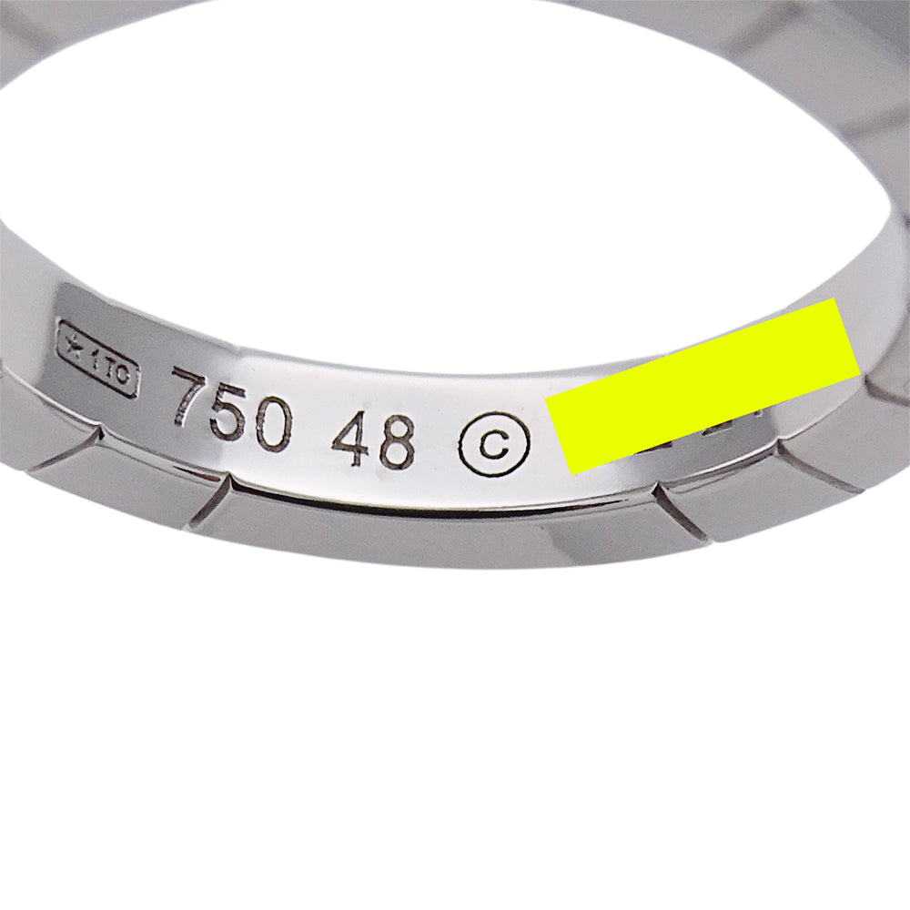 Cartier カルティエ ラニエール リング 指輪 750WG ホワイトゴールド #48 レディース 磨き済み【中古】