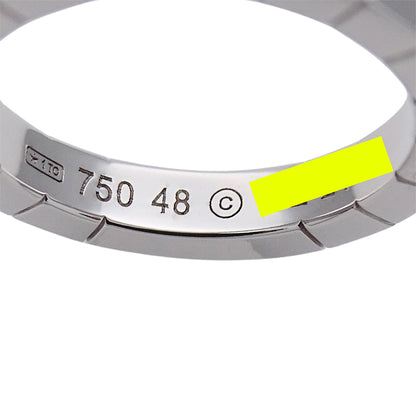 Cartier カルティエ ラニエール リング 指輪 750WG ホワイトゴールド #48 レディース 磨き済み【中古】