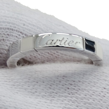 Cartier カルティエ ラニエール リング 指輪 750WG ホワイトゴールド #48 レディース 磨き済み【中古】