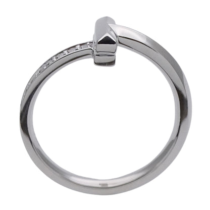 TIFFANY&Co. ティファニー Tワン リング 指輪 750WG ホワイトゴールド 約11号 レディース 磨き済み【中古】
